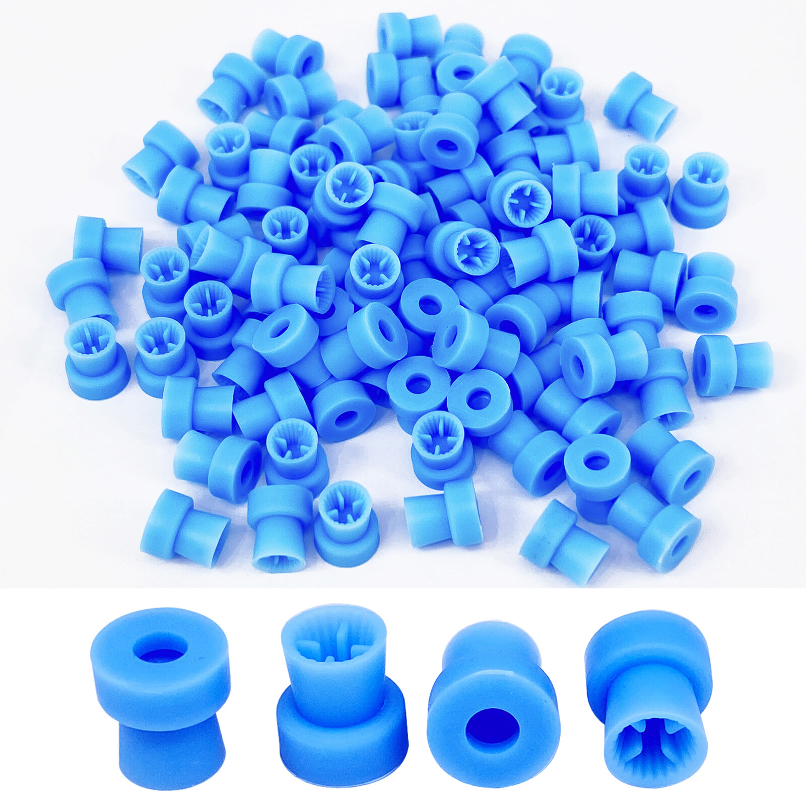 DMXDENT Dental Prophy Prophylaxis Polishing Cups Webbed Screw/Snap on Latch-Type