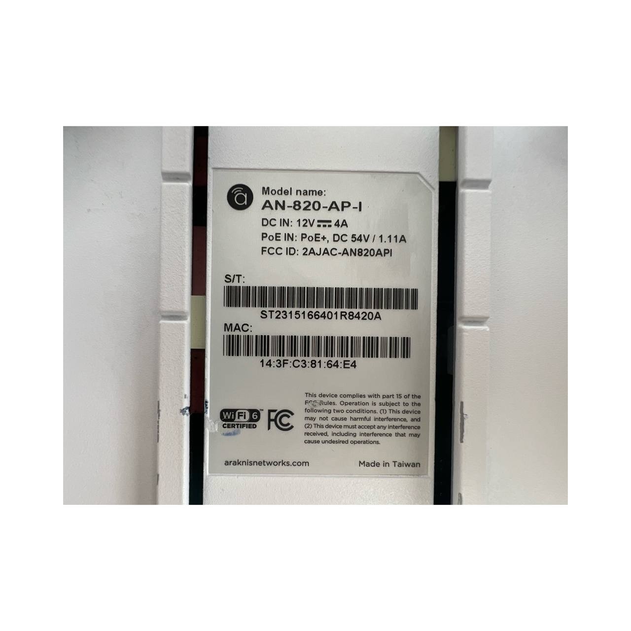 Araknis Networks AN-820-AP-I WiFi 6 Indoor Wireless Access Point WAP