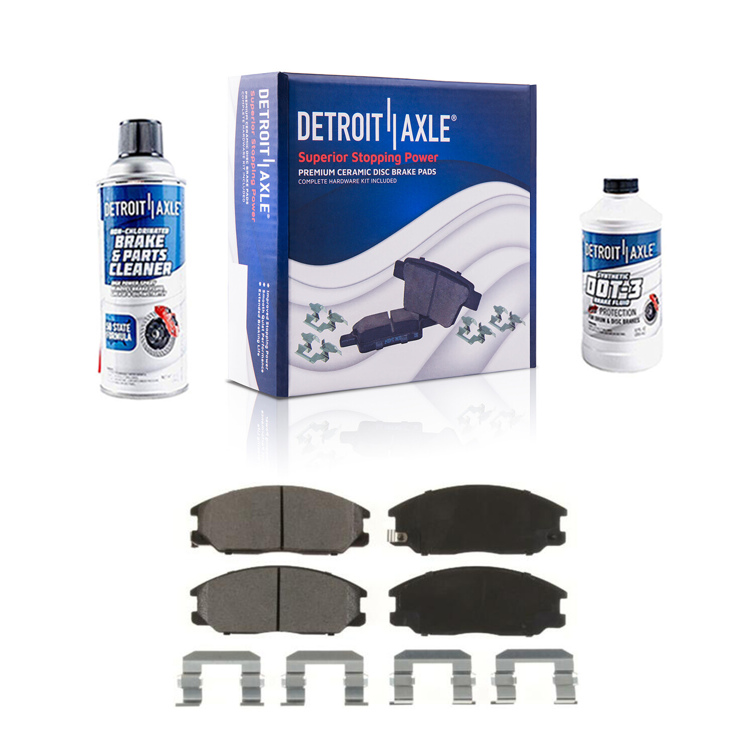 Front Rear Rotors Brake Pads for 2001 2002 2003 2004 2005 2006 Hyundai Santa Fe