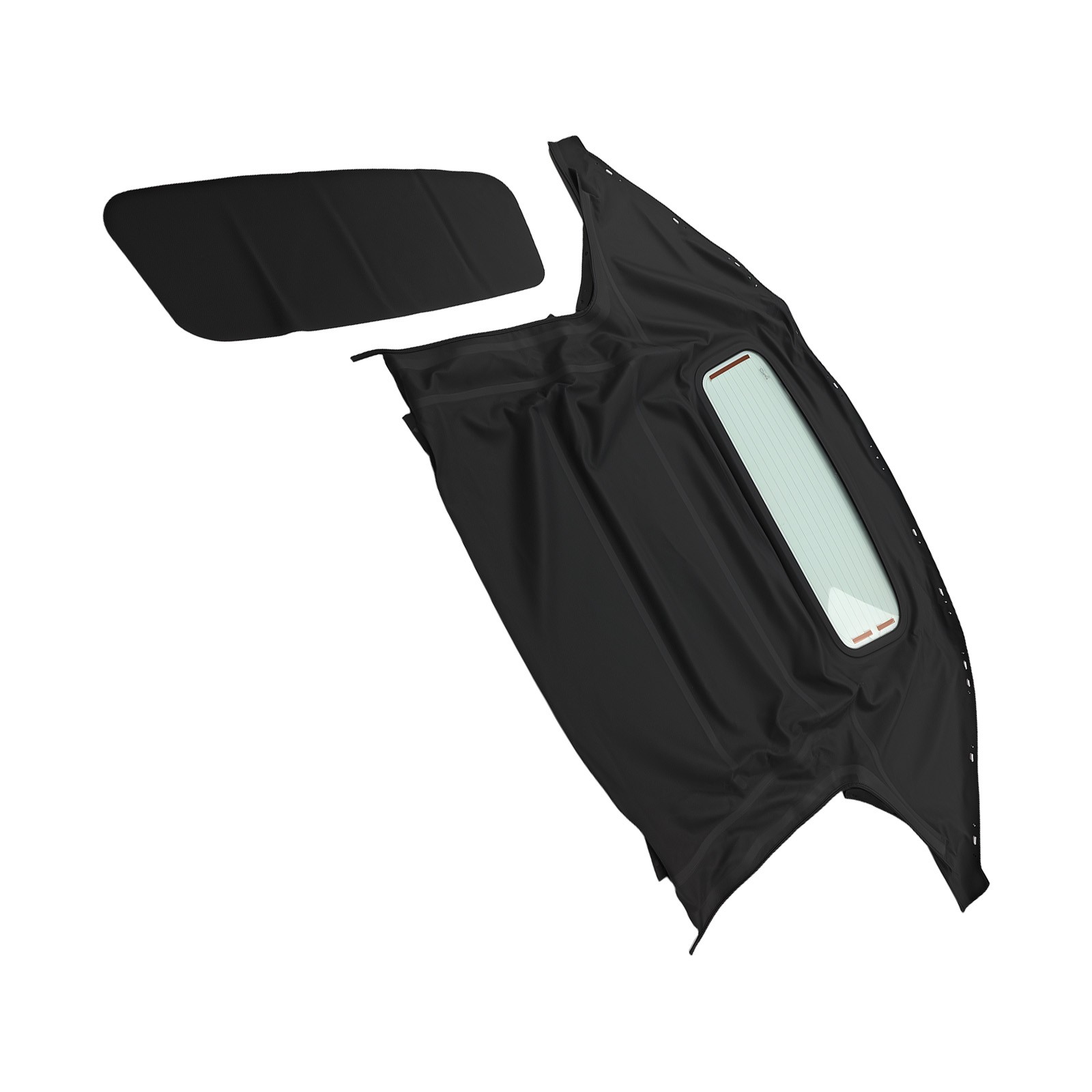 Black Glass Window Top for Mazda Miata 1990-2005 Convertible Soft Top Replace