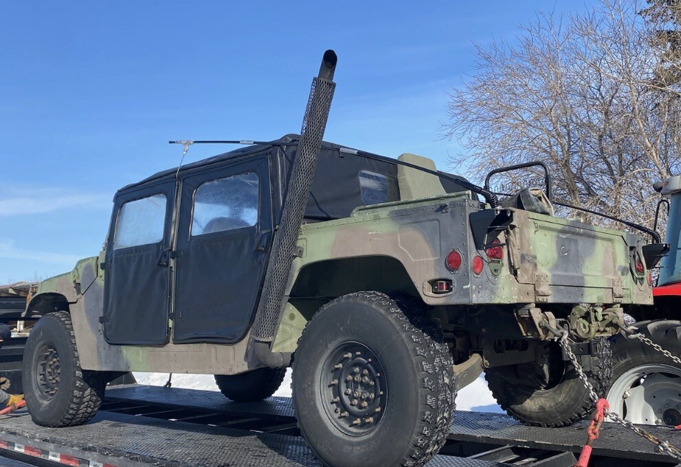 Dual Lighted Military Antennas Base & Mounting Brackets Not OEM Fits HUMVEE