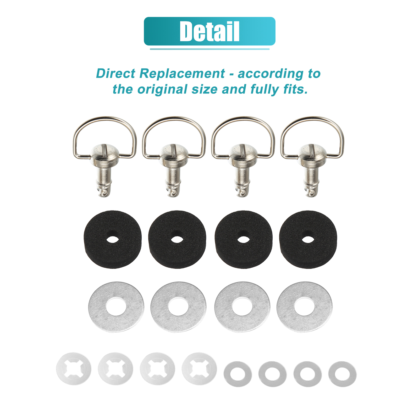 Piece of 4 Roof Pins Quick Release Bolts fit for Can Am Maverick X3 2017-2023