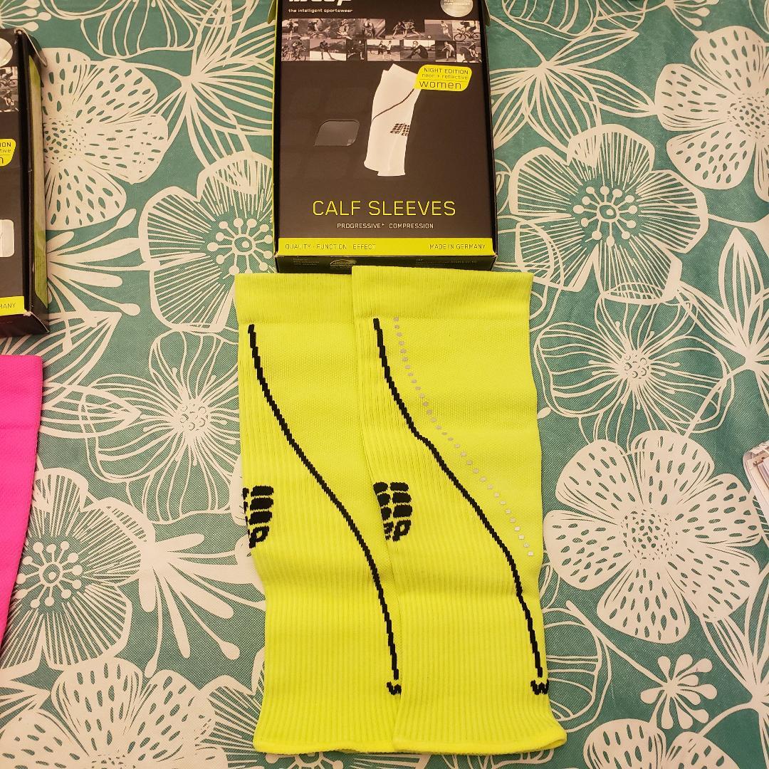 LOT OF 10 CEP Run 2.0 Women's Pro+ Night Compression Calf Sleeves, Choose Size