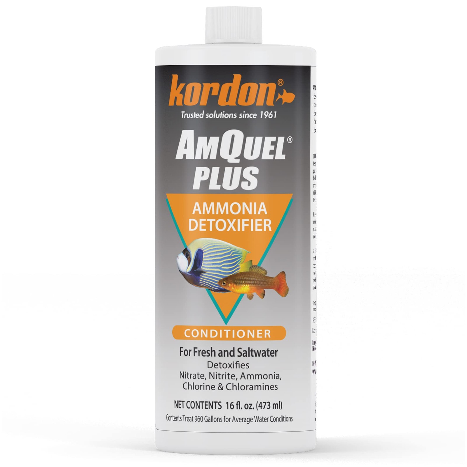 Kordon Amquel Plus Aquarium Water Conditioner - Instantly Detoxifies A