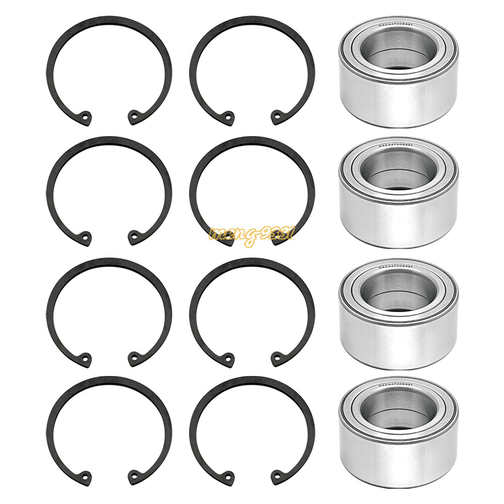 Front & Rear Wheel Bearings Set for Polaris Sportsman 850 XP/X2/Touring 09-2022
