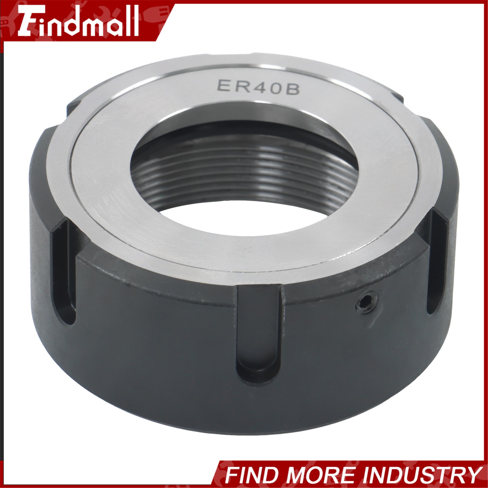 Findmall Precision ER40 Ball Bearing Collet Nut for CNC Tool Holder
