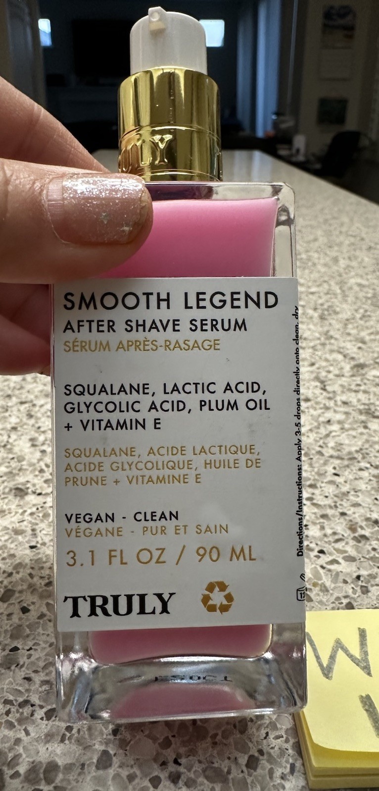 Truly Smooth Legend After Shave Serum Squalene 3.1oz/90mL FULL SZ $33 Smoothing