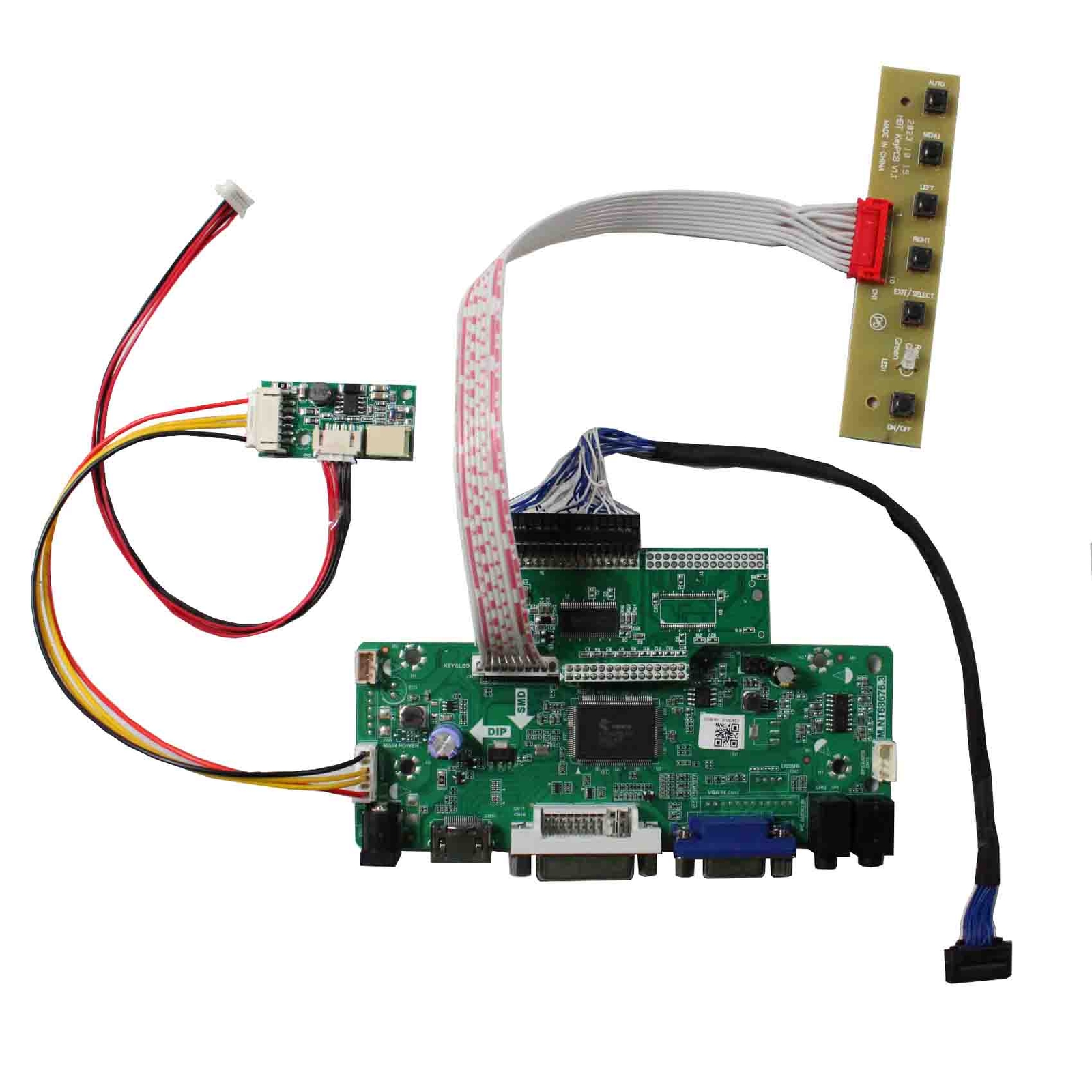HD DVI VGA LCD Controller Board For 10.4 in 640X480 NL6448BC33-70D LCD Screen