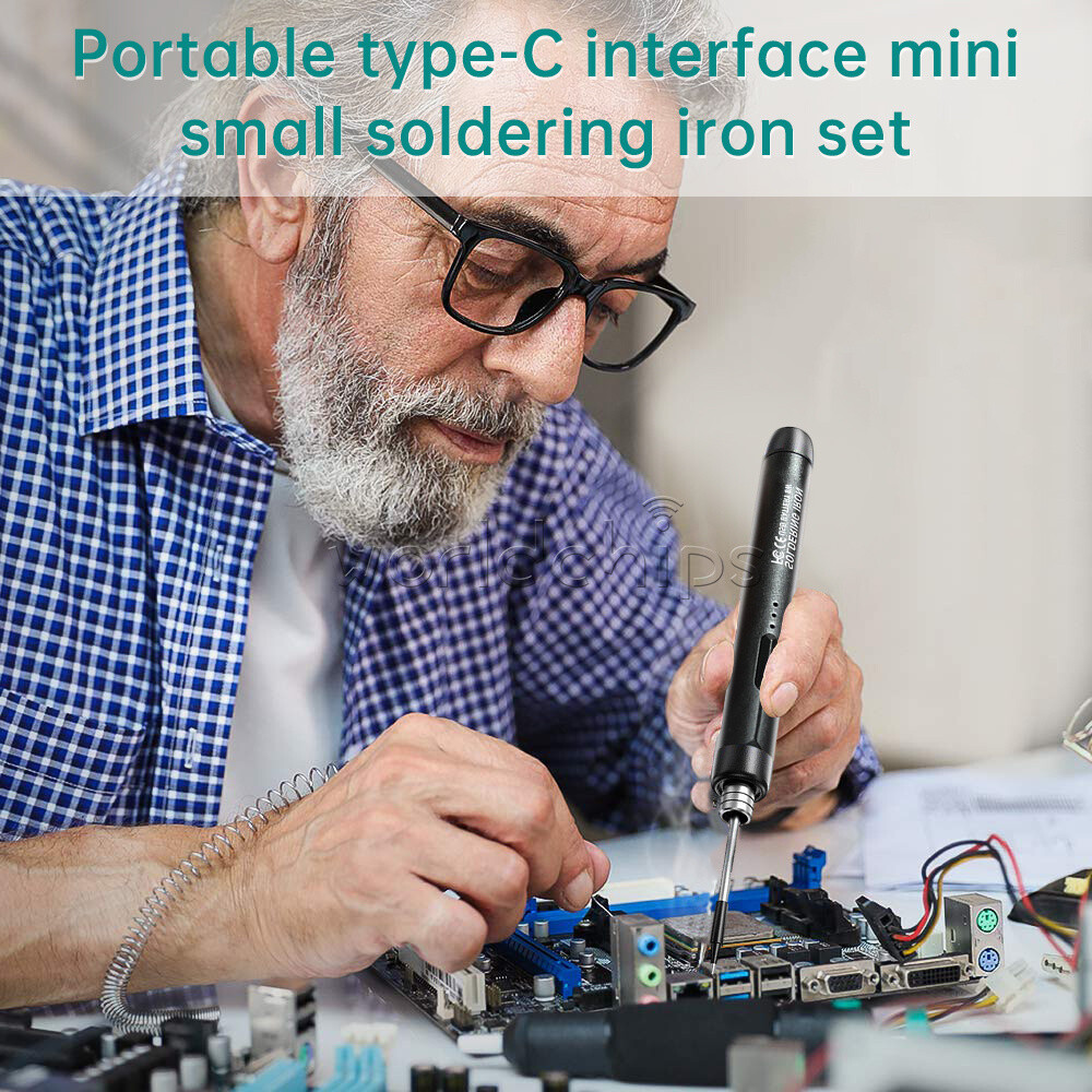 Type-C Wireless Soldering Iron Kit Portable Rechargeable Soldering Iron