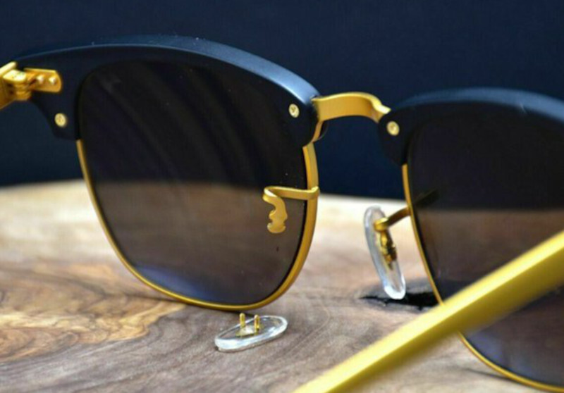 😎 2 Pair: Crimp-On Silicone Nose Pads Eyeglasses for Ray Ban RB Silver Clip 14