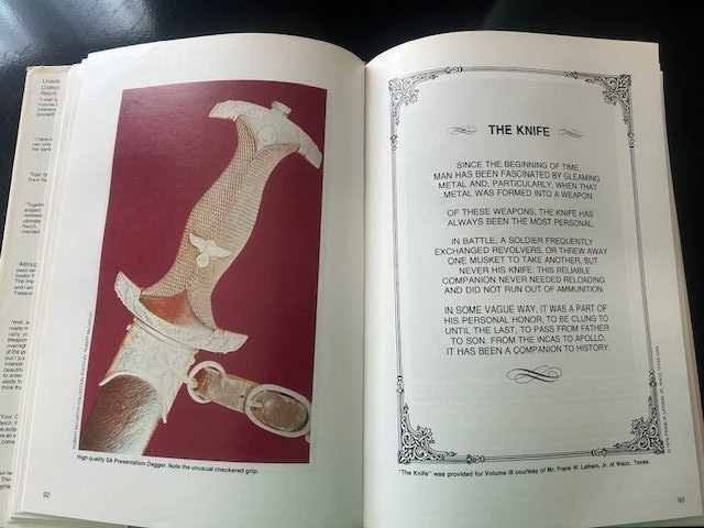 Book-Collecting Edged Weapons 3rd Reich Vol 3- Numbered & Signed-Thomas Johnson