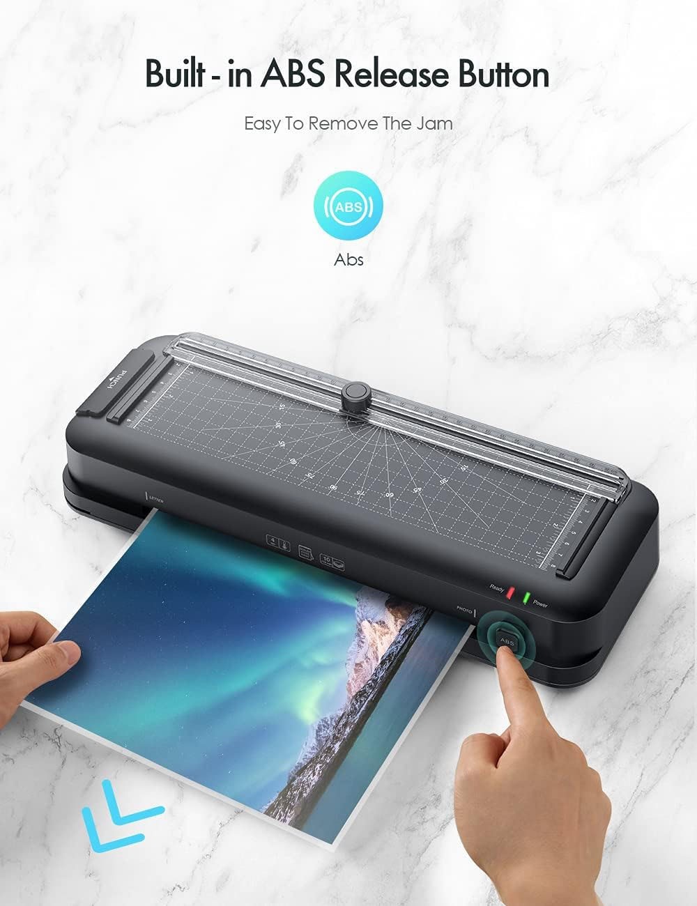 Plastificadora de 23 cm para profesores y el hogar: Plastificadora antiatascos t