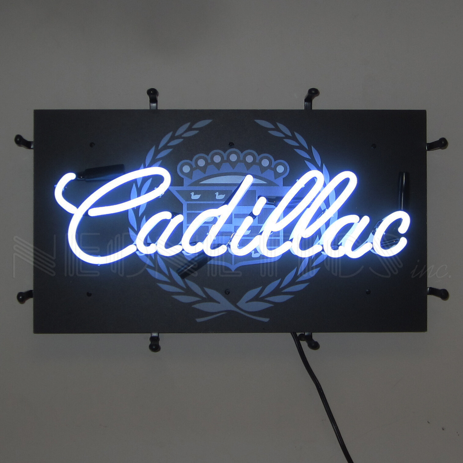 Cadillac Script Wall Mount Colorful Junior Neon Sign Neonetics 22" X 12" 5SMLCD