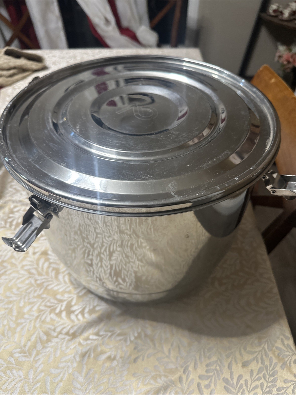 CVault 21 Liter Airtight Metal Container with Humidity Control