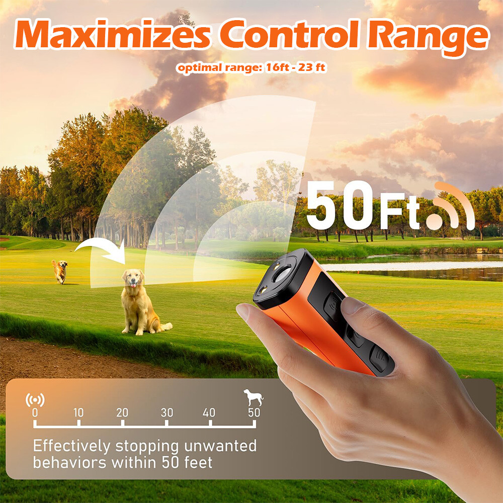 Ultrasonic Anti-Dog Bark Deterrent Device Barking Repeller Bad Behavior Training