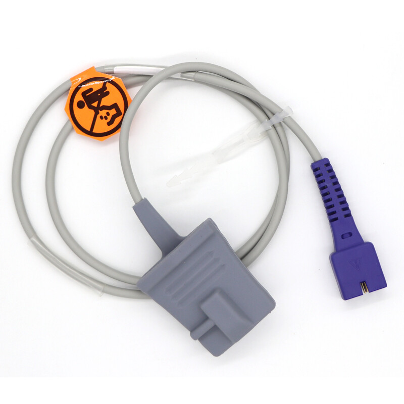 Adult Soft Finger Clip SpO2 Sensor Probe 9 Pin 1M Compatible with Nellcor Oximax