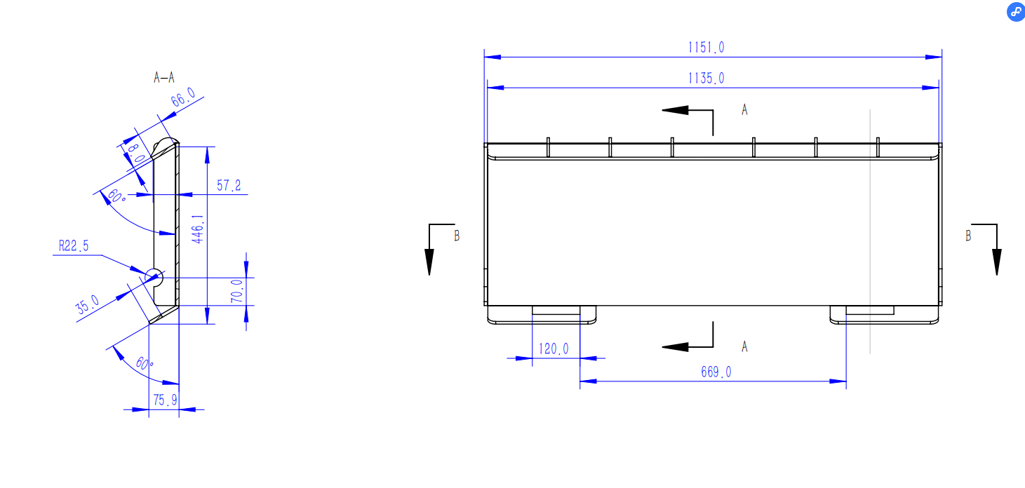Heavy Duty Attachment 46inch Forestry Mulcher Fits Bobcat Skid Steer Loader
