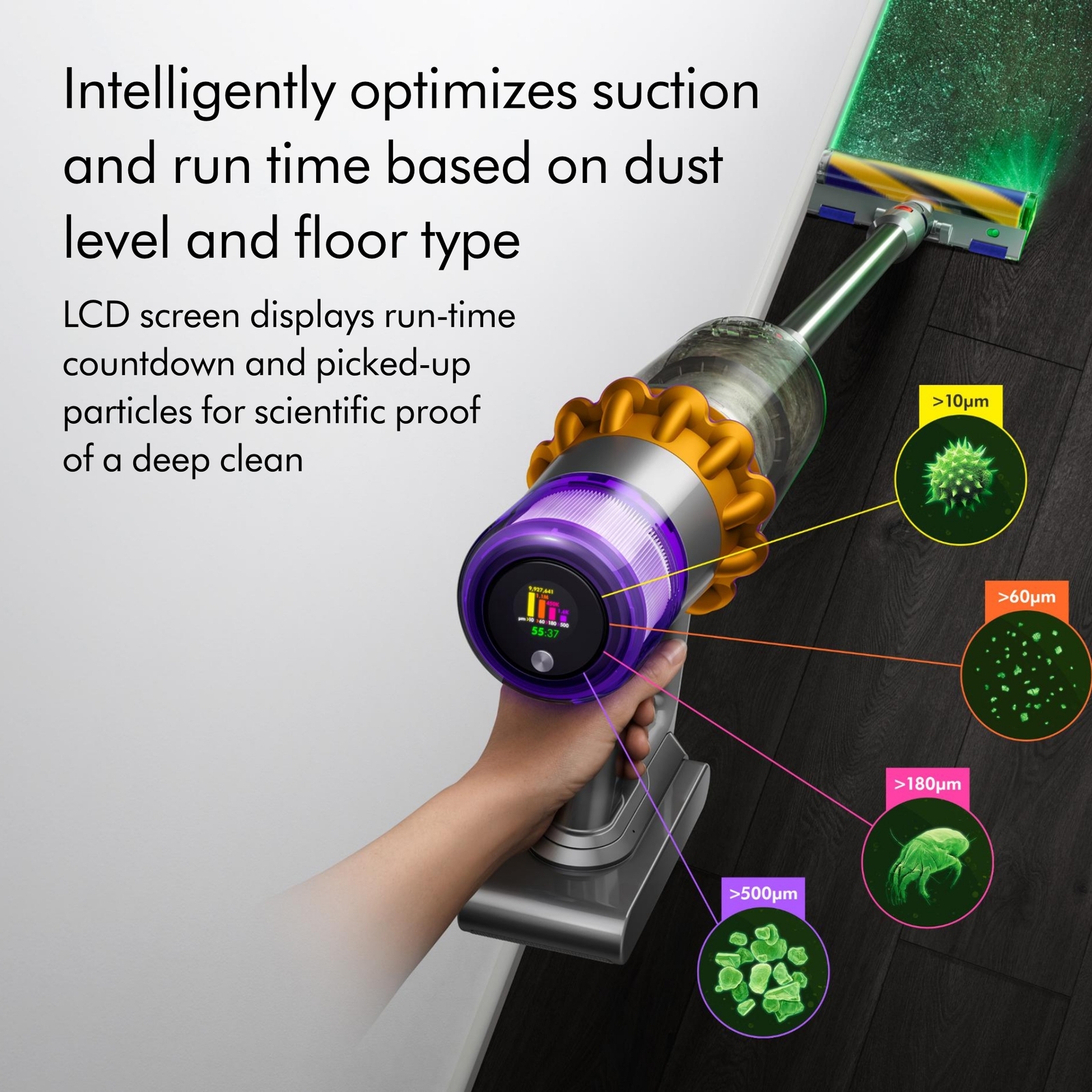 Dyson V15 Detect Total Clean Extra | Yellow/Nickel | Refurbished