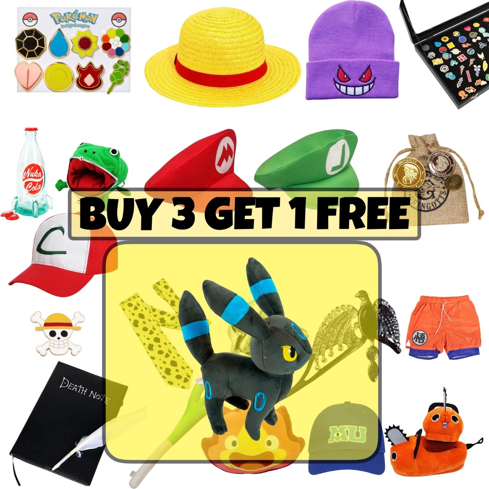 Pokémon Shiny Umbreon 11" Plush Toy Plushie Cute Soft Decorative Anime Game