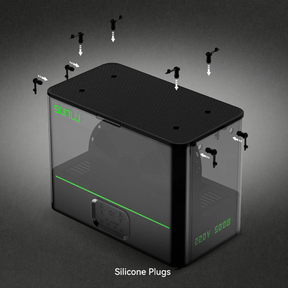 SUNLU E2 Filament Dryer Box,Up to 110℃,Support Annealing,For PA PLA PETG PC-ABS