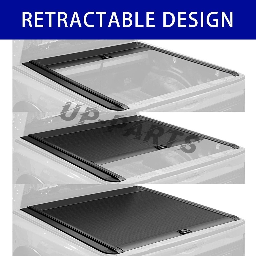 NEW 4.6FT Retractable Truck Bed Hard Tonneau Cover For 2022-2025 Ford Maverick