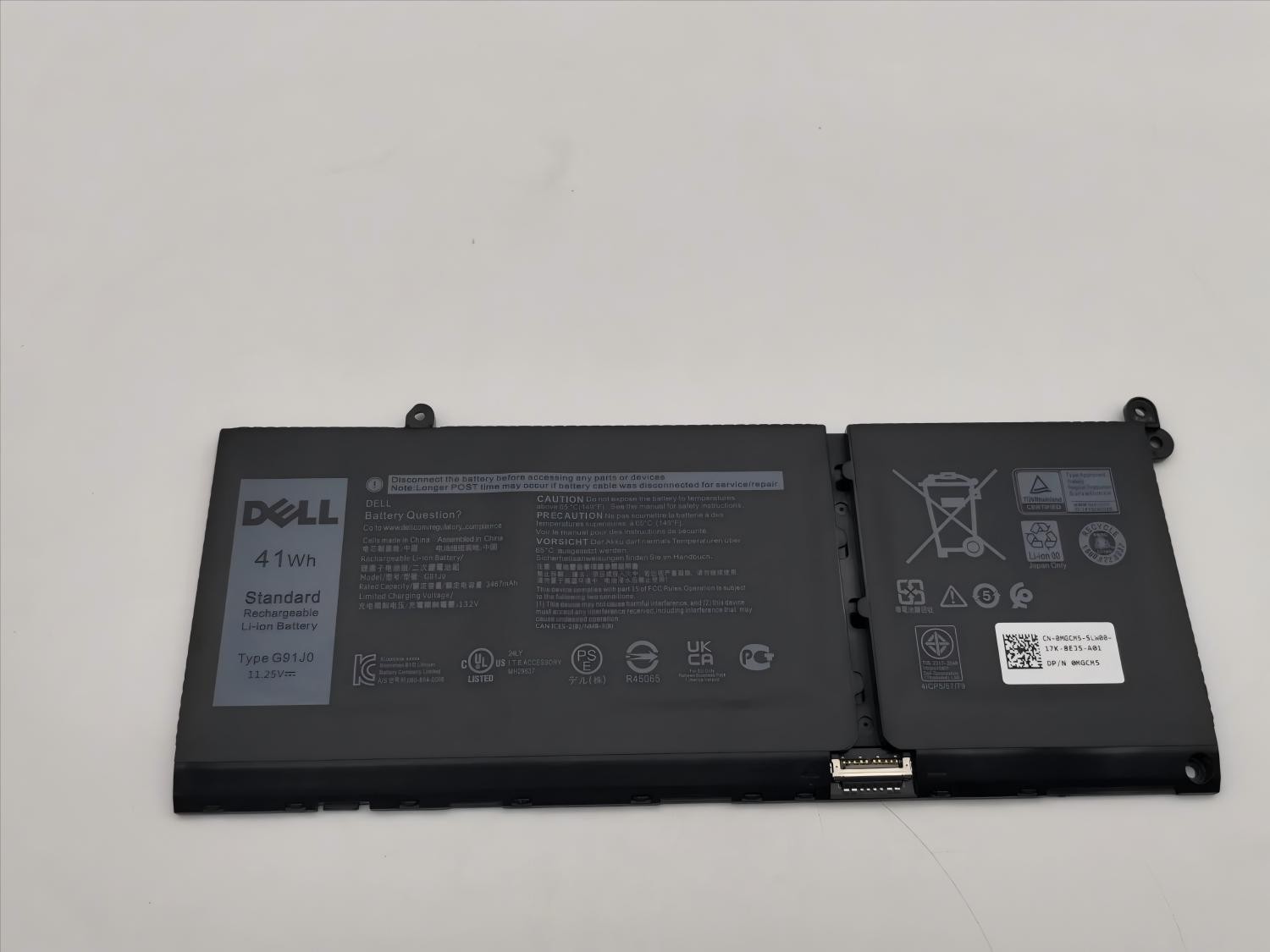 Genuine G91J0 41WH Battery Dell Latitude 3320 3420 3520 Inspiron 5310 5410 5415