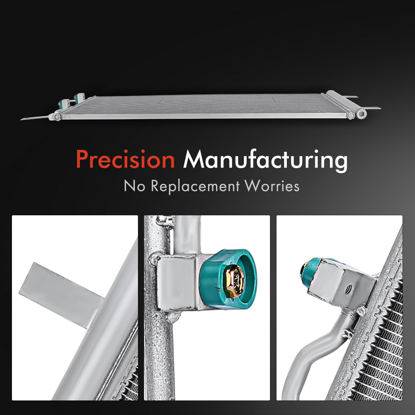 AC Condenser Parallel Flow w/ Receiver Drier for Ford F-250 350 450 Super Duty