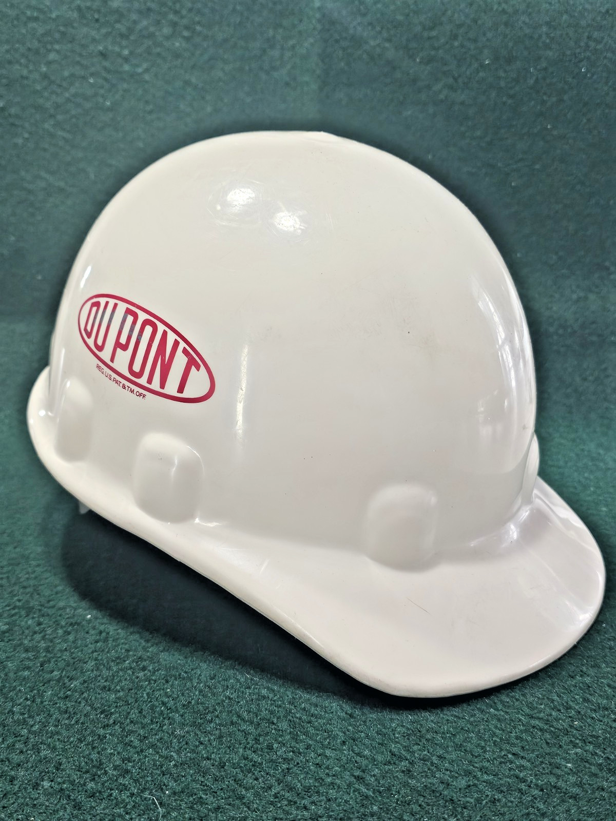 ✨Vintage Dupont 1986 Fibre-Metal Hard Hat Helmet w/Liner USA MADE in Chester PA✨
