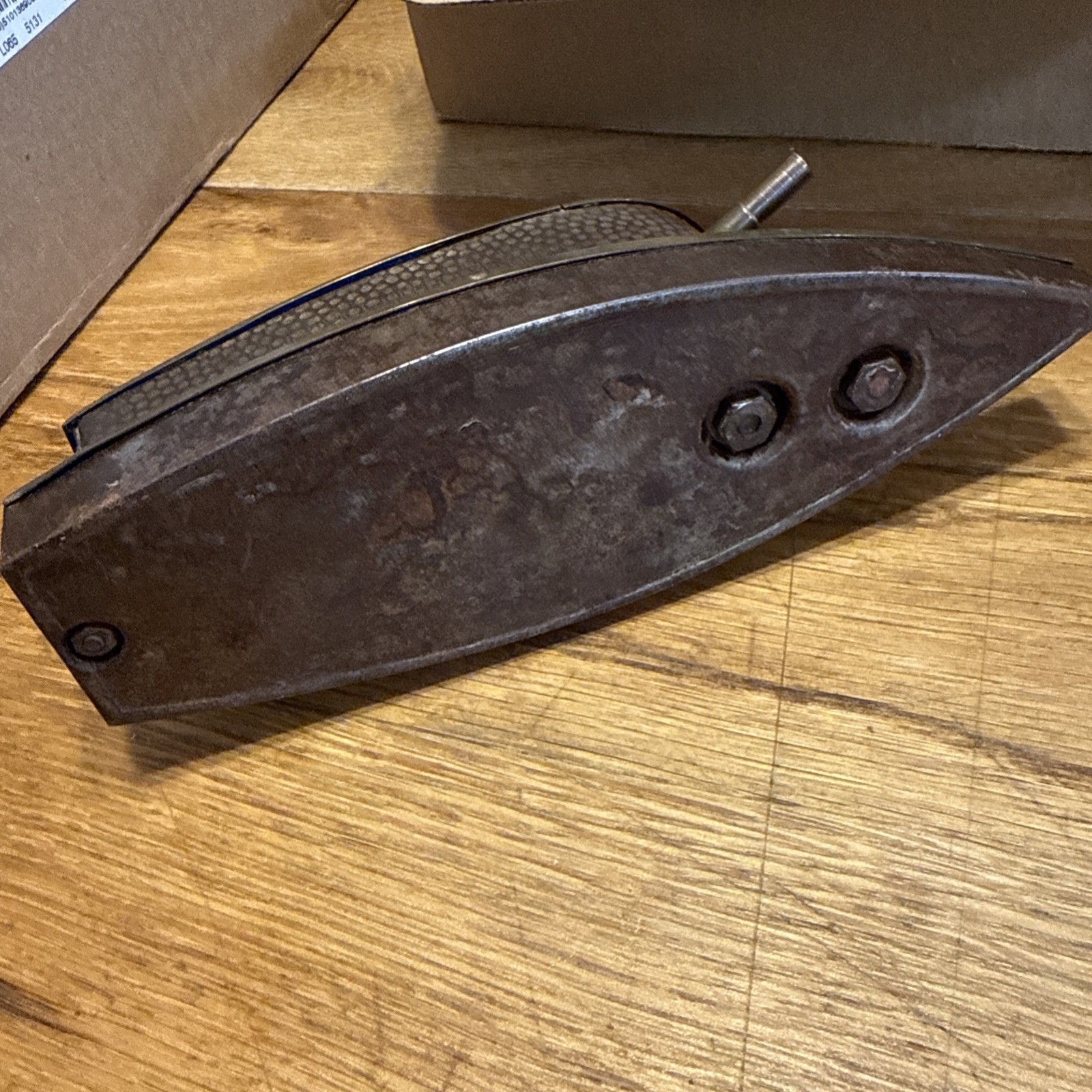 Snuff/Cigarette Box. U.S. Naval Gunboat Copper Dimpled. Rare WW1!! 1940’s