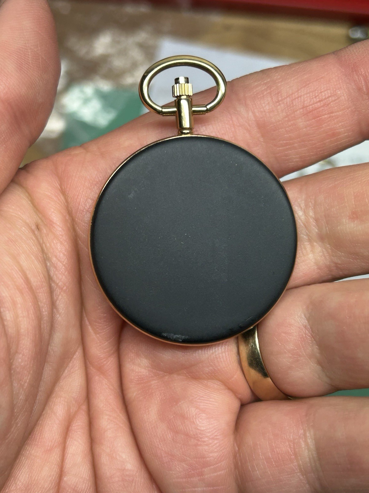 Jules Jurgensen Quartz Pocket Watch NOT Running Read