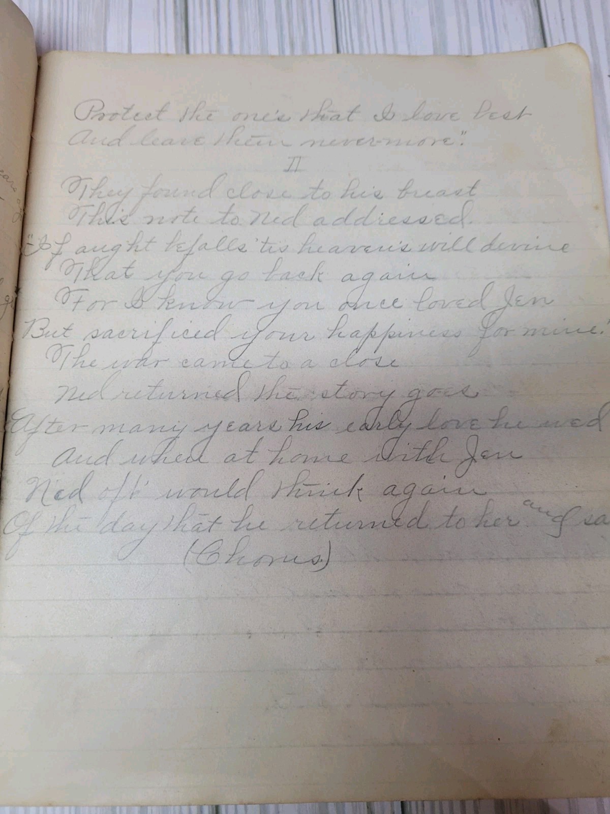 1902 Handwritten Songbook Wisconsin Teen Girl Folk Music Manuscript Ephemera