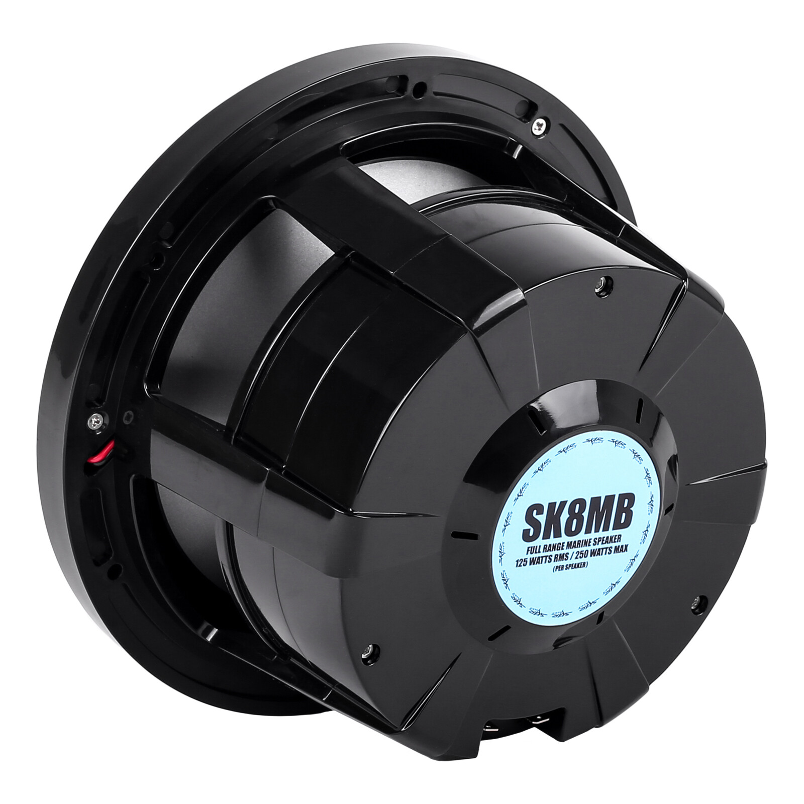 SKAR AUDIO SK8MB 8" 2-WAY MARINE FULL-RANGE 500 WATT SPEAKERS - PAIR (BLACK)