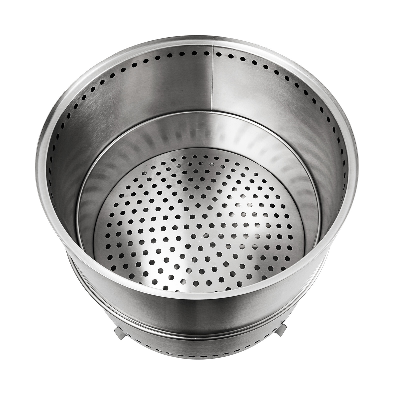 19 Inch Smokeless Fire Pit Portable Outdoor Wood Burning Firepit Stainless Steel