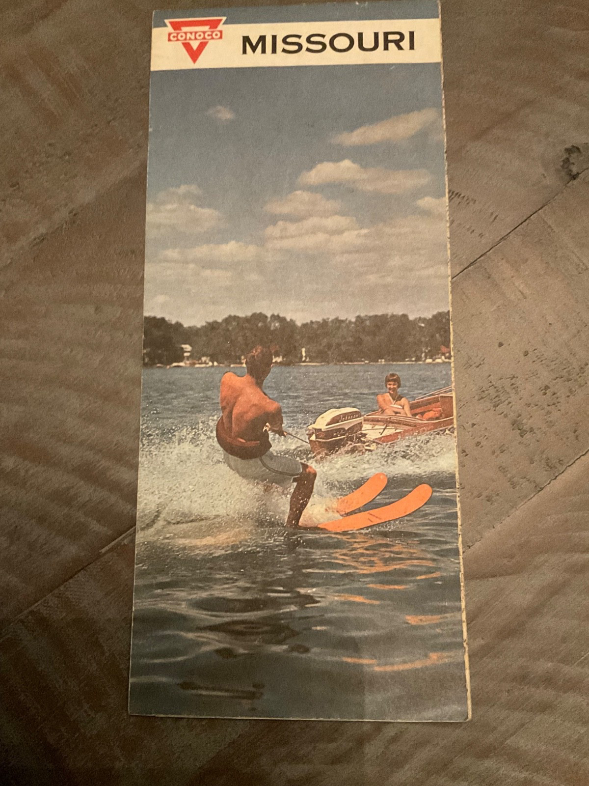 Vintage 1960’s 70’s Conoco Michigan Vintage Road Map