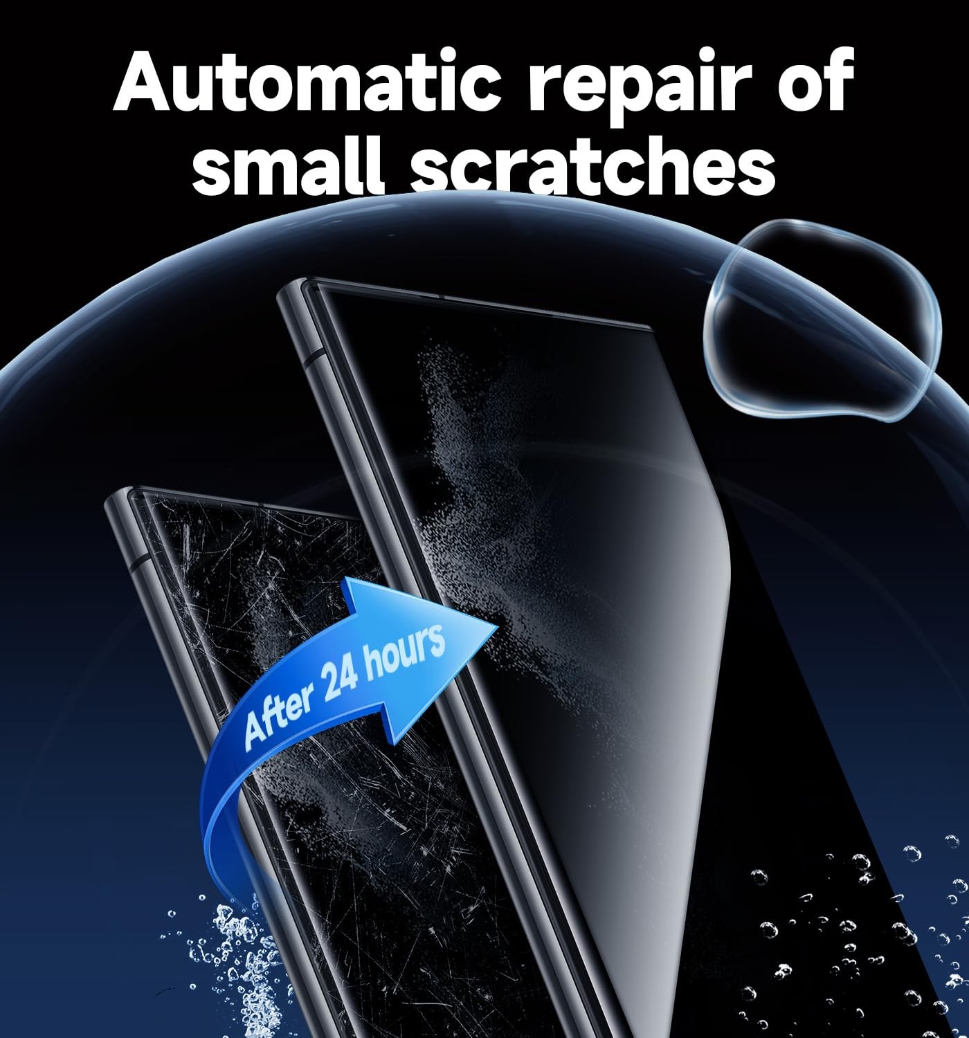 MAGIC JOHN 2-Pack Samsung S22 Ultra Privacy Screen Protector PET Film 6.8"