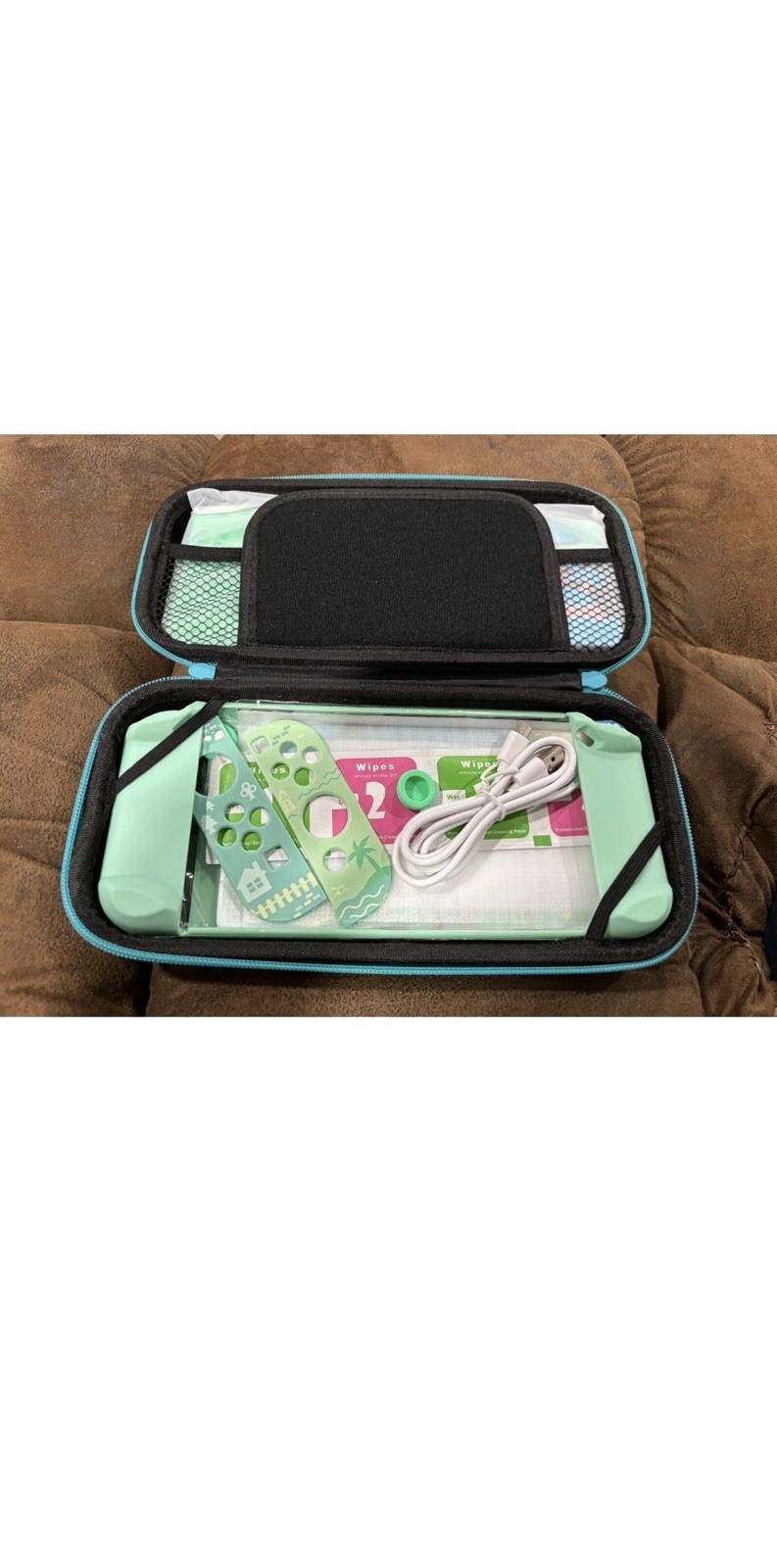 Nintendo Switch Animal Crossing Case with Accessories Bundle