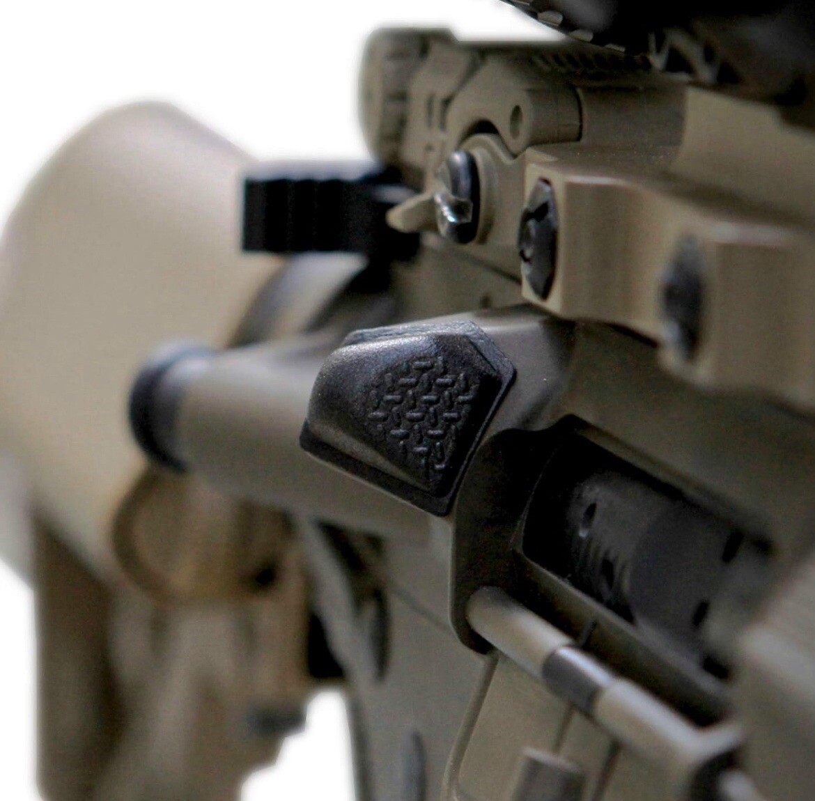 Deflector Brake Kit: Guides Spent Brass into Pile, Protects Rifle Paint/Coati...