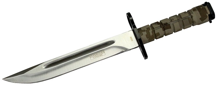 13.5" Military Survival Rambo Fixed Blade Hunting Knife Bayonet Tactical Bowie