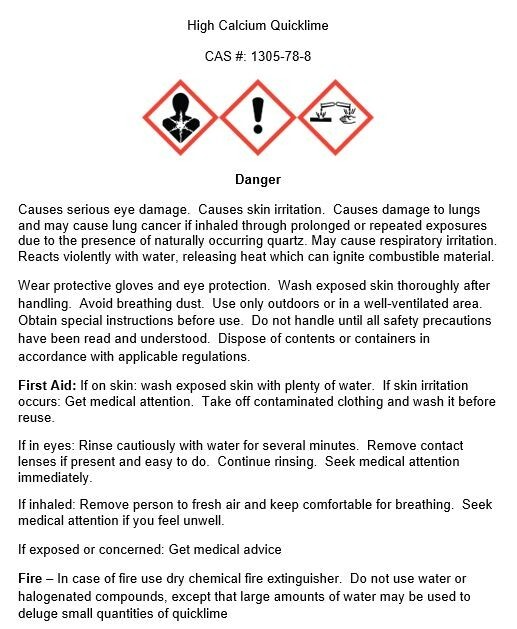 1kg, 2.2lbs Calcium oxide quicklime. CaO, Aglime, Chemistry, Chemical, Lab
