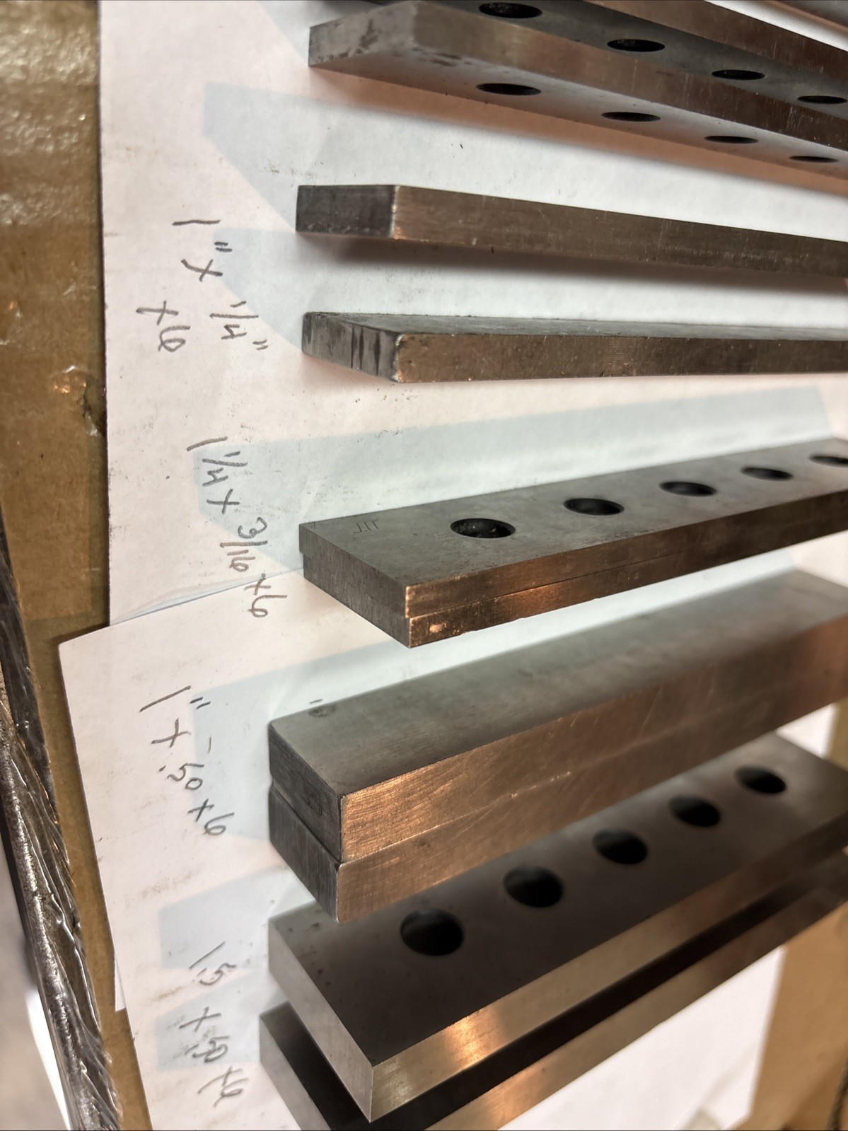 Vintage Set Of Mixed Toolmaker Parallels