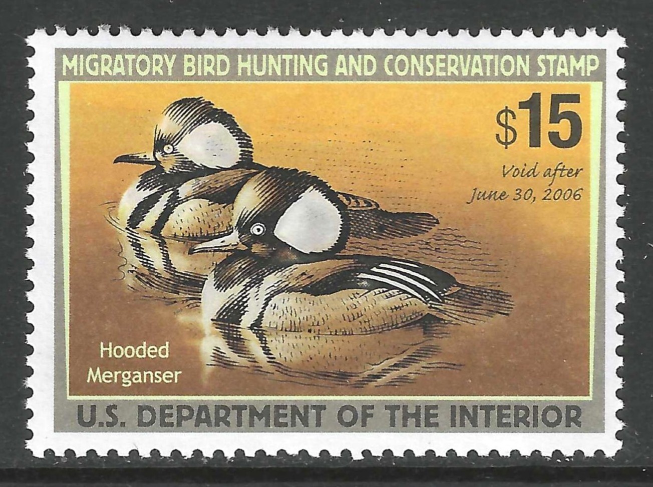 United States # RW72 MNH Post Office Fresh & Flawless Duck Stamp