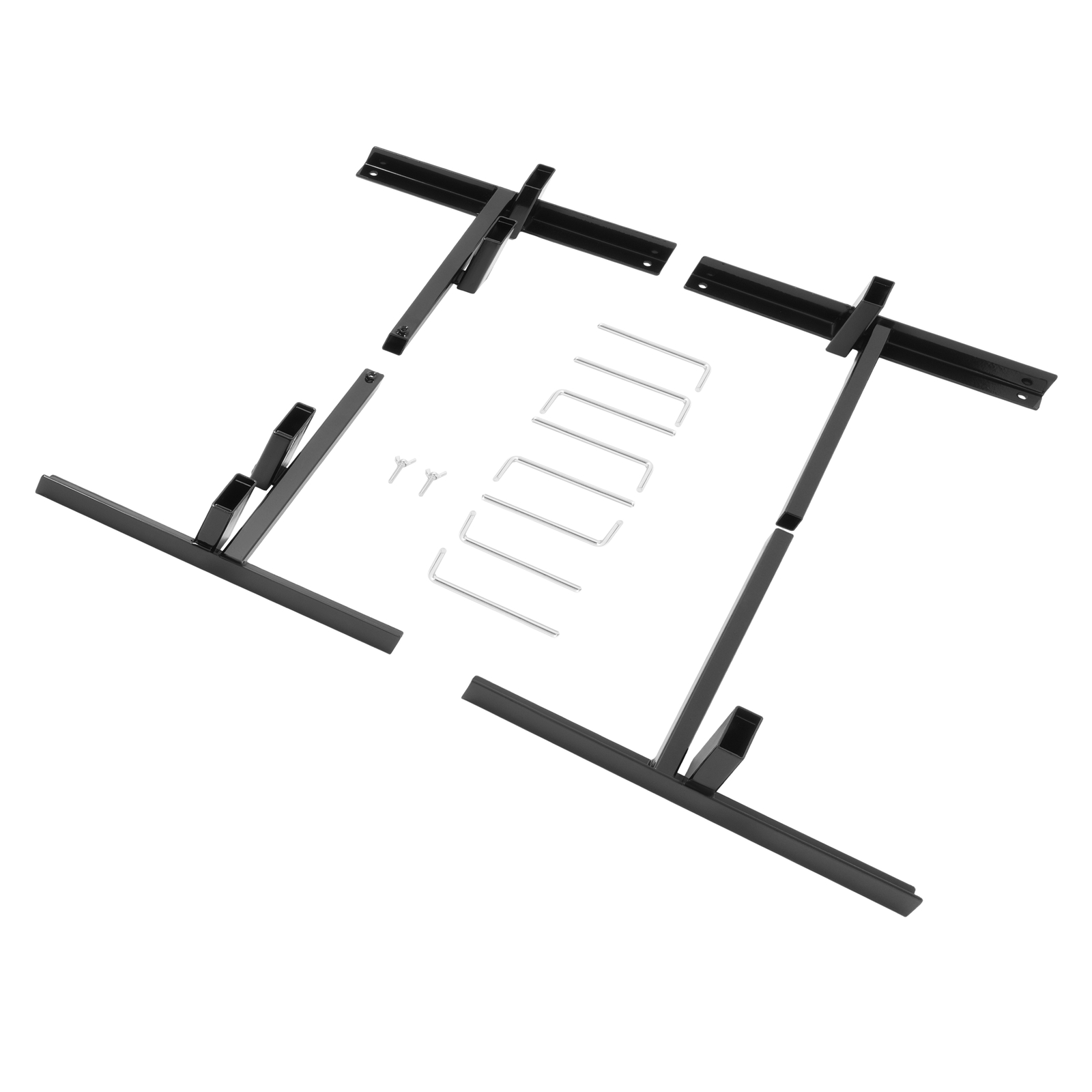 Adjustable H-Shaped Target Stand Base For Paper Silhouette Shooting 2-Pack