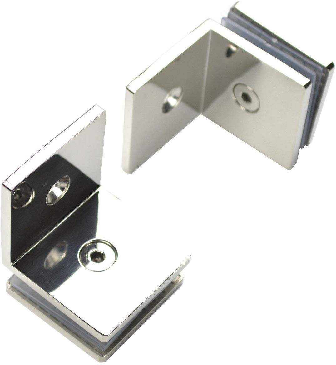 DIYHD Frameless sliding glass shower door track barn shower door hardware kit