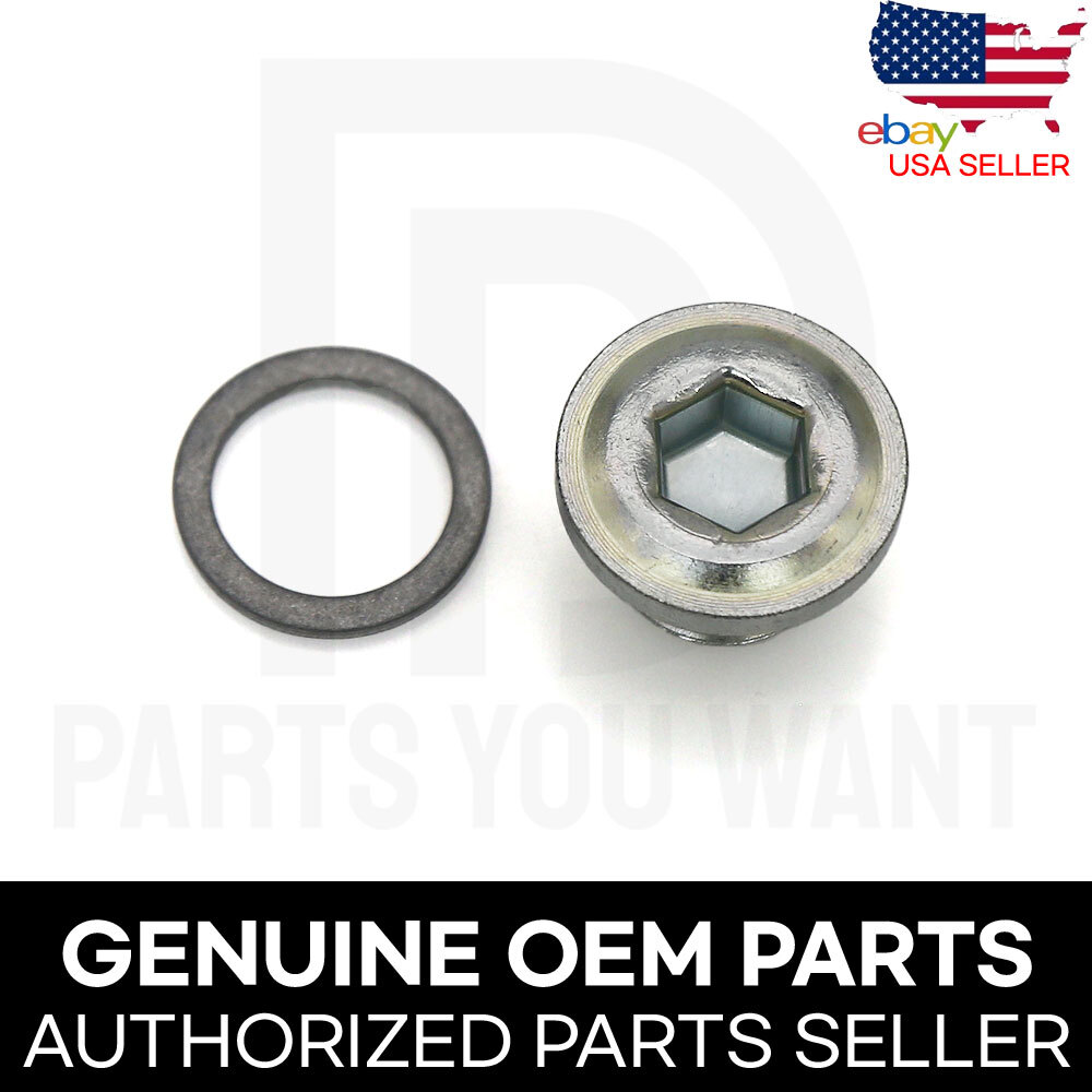 GENUINE OEM Toyota Lexus ATM Transmission Drain Plug 90341-18016 + Gasket [SET]
