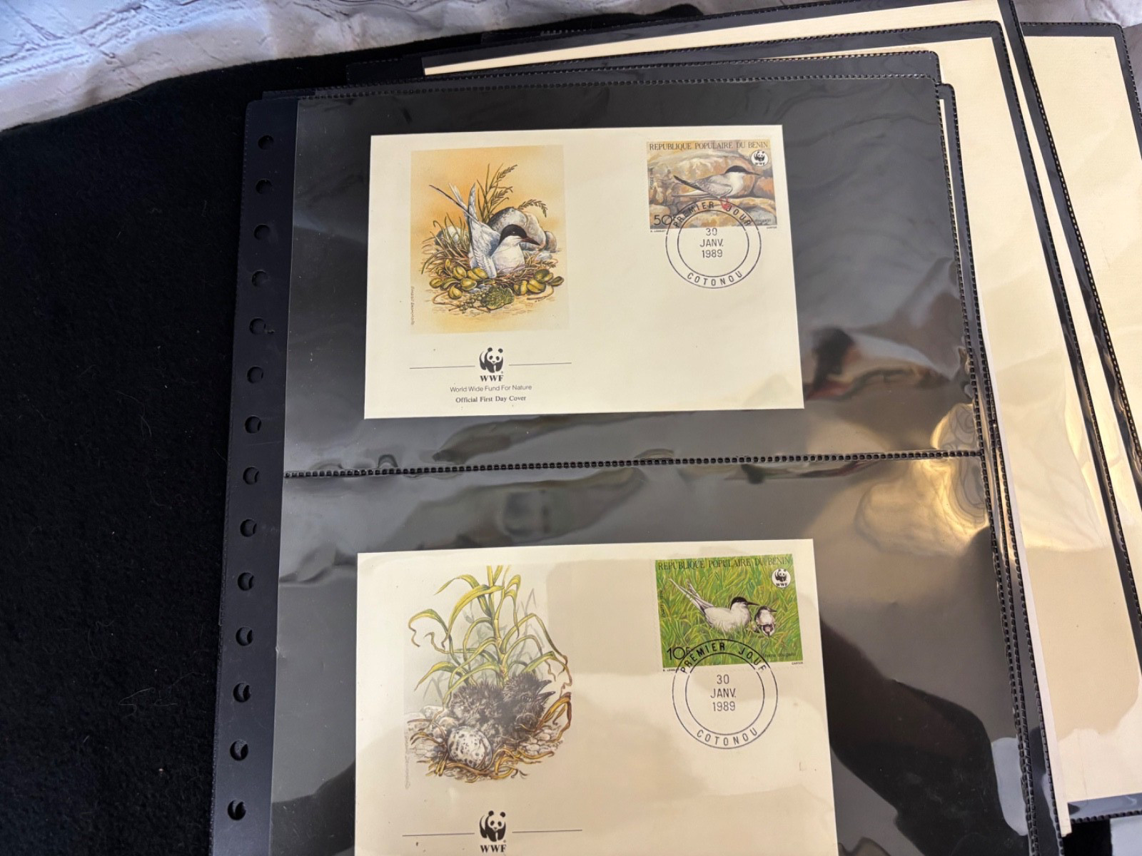 WWF various Official Proof Edition sheets lot