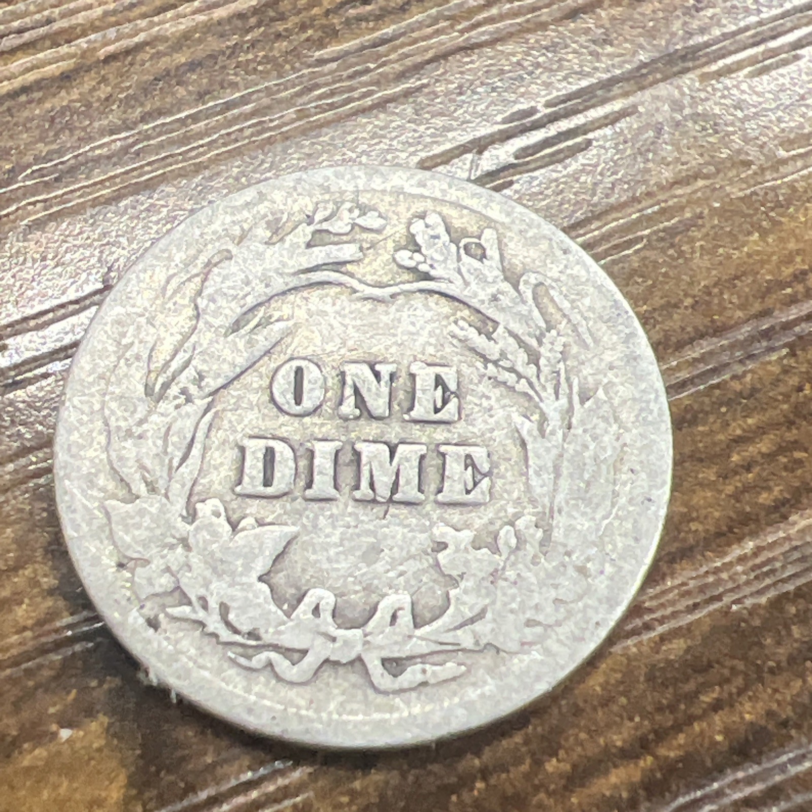 1916 Filler Barber Liberty Head Dime Fair Condition 90% silver Actual coin