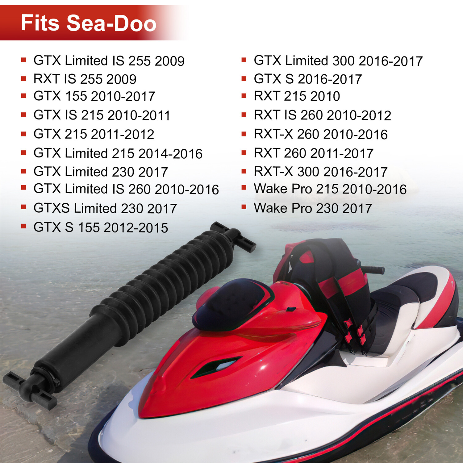 For Sea Doo Front Hood Shock 269501664 GTX RXT RXTX Wake