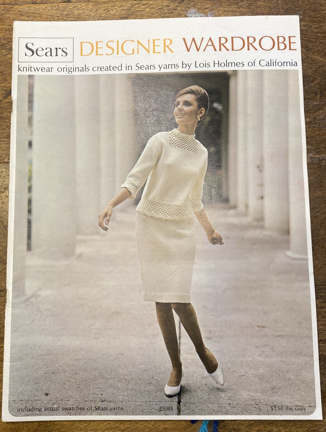 1965 Sears Designer Wardrobe Catalog Knitting Patterns Lois Holmes Book Sweaters