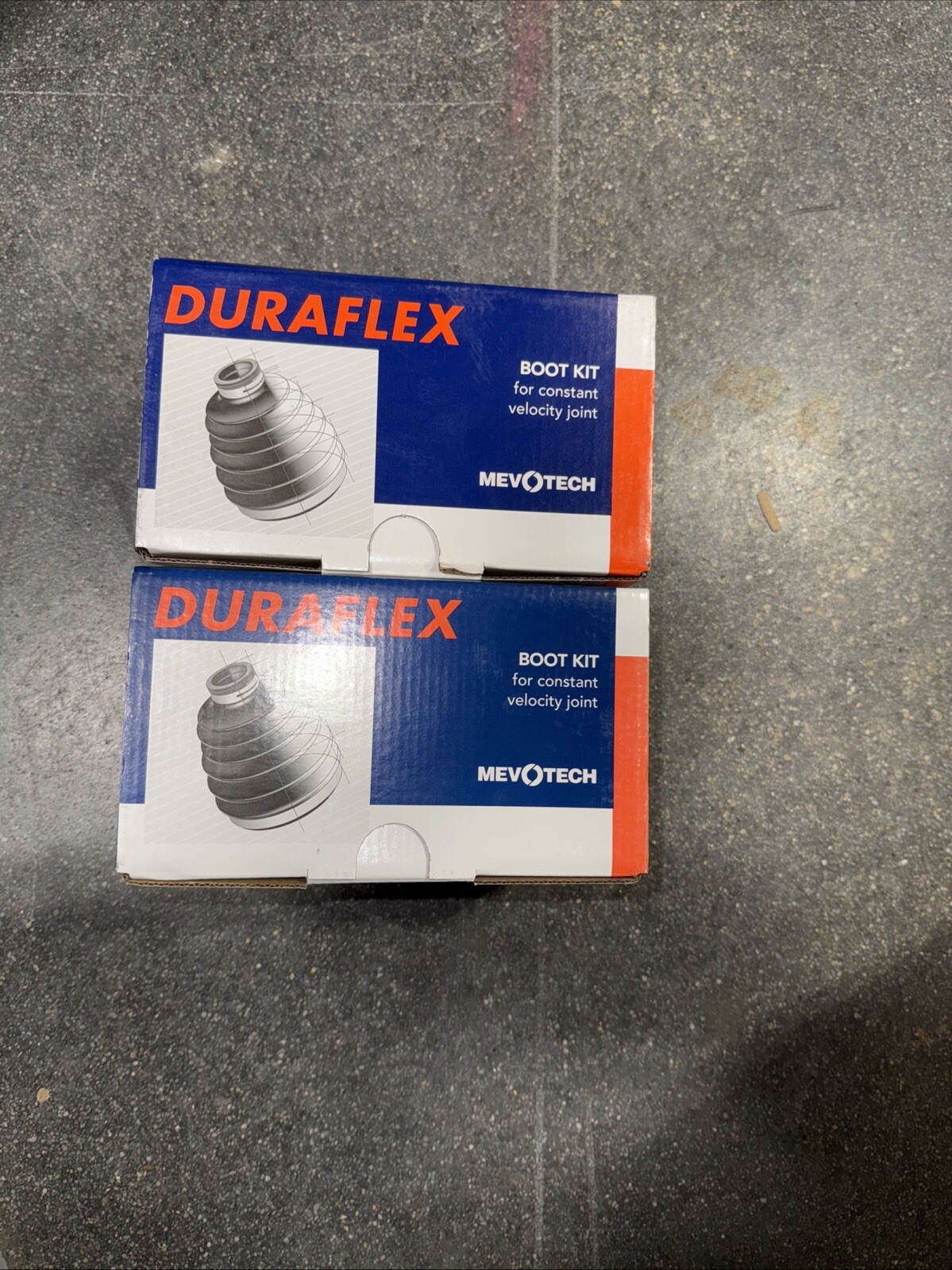 Two New Mevotech Duraflex CV Joint Boot Kit DX877 2PC.See Description