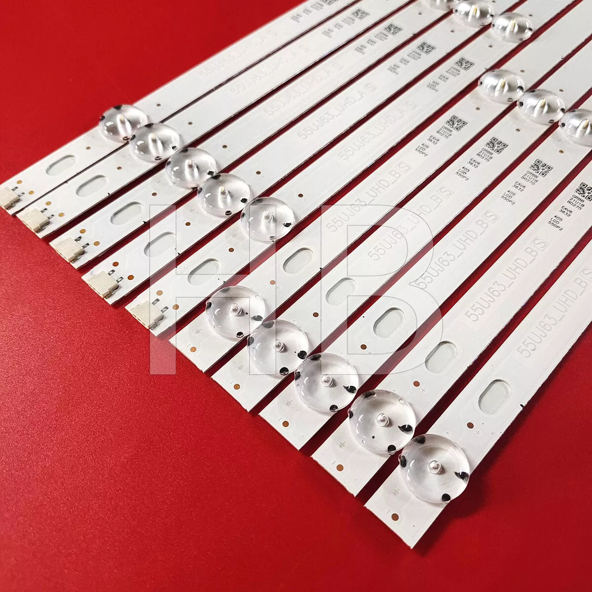 EAV63632405 LG 55UJ6300-UA 55LJ55_FHD 55UJ63_UHD Full Set LED Strips (10)